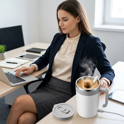 Self-Stirring Coffee Mug